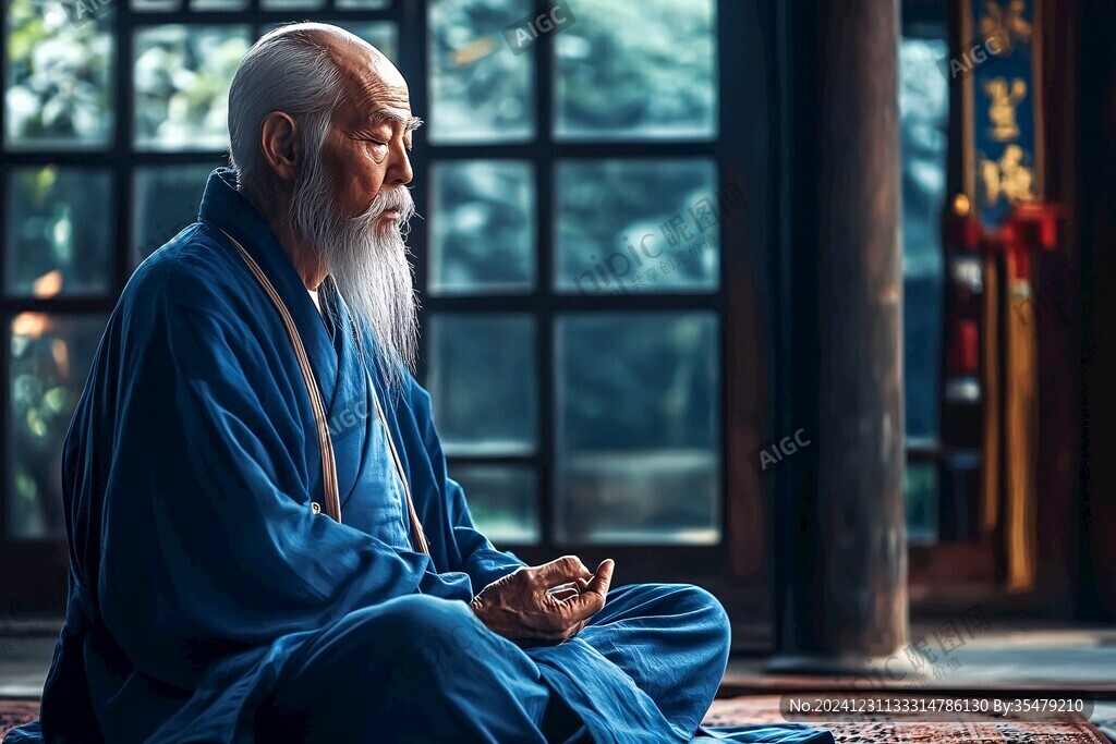 打坐念經