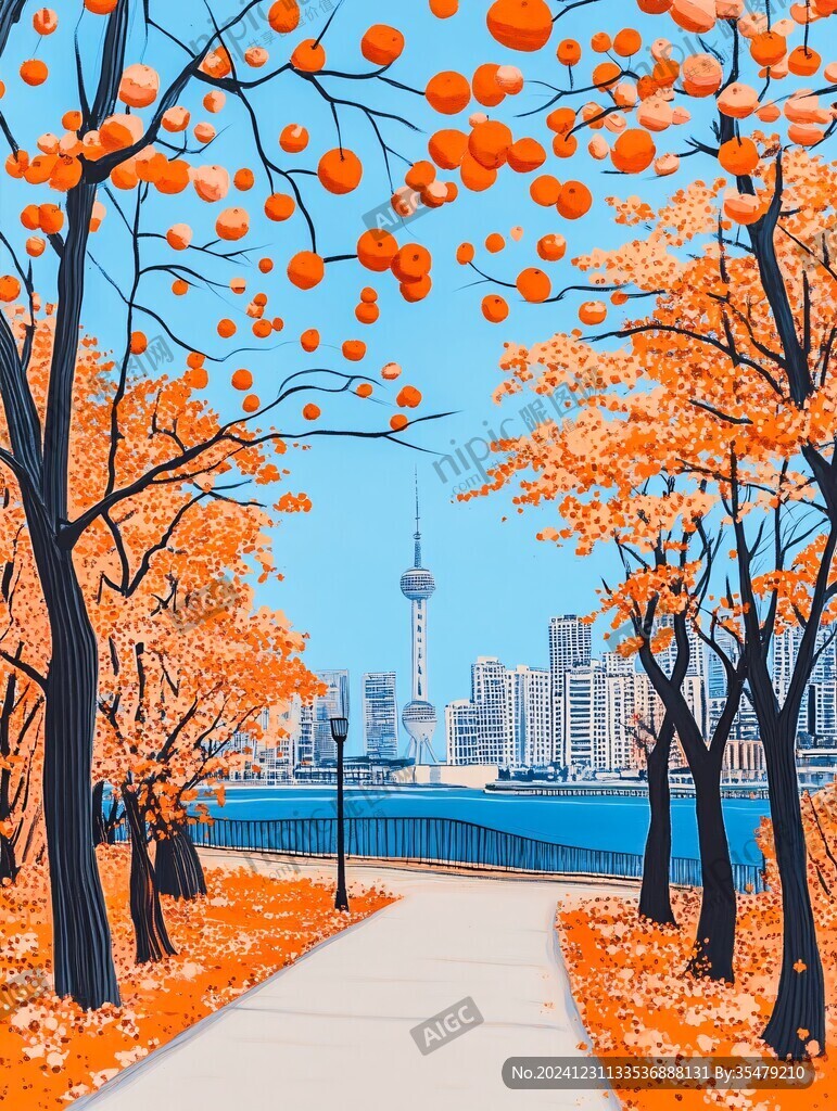 都市秋色