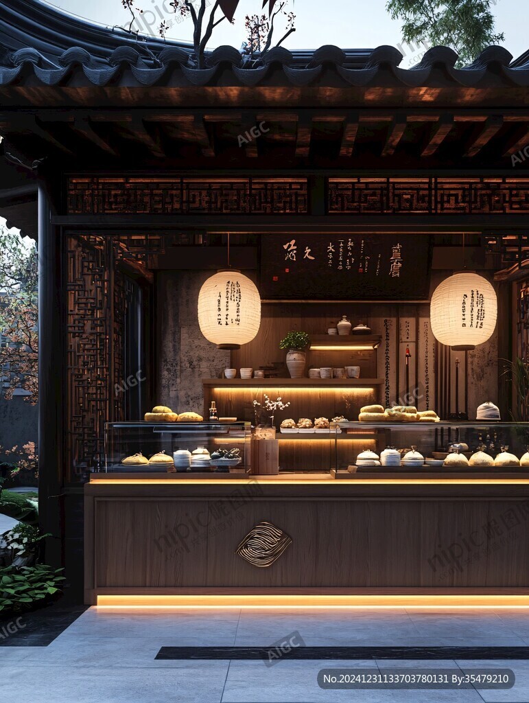 茶鋪門頭設(shè)計(jì)