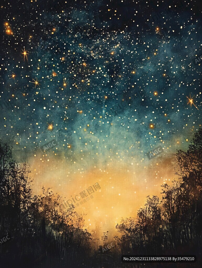 星河夢(mèng)境裝飾畫