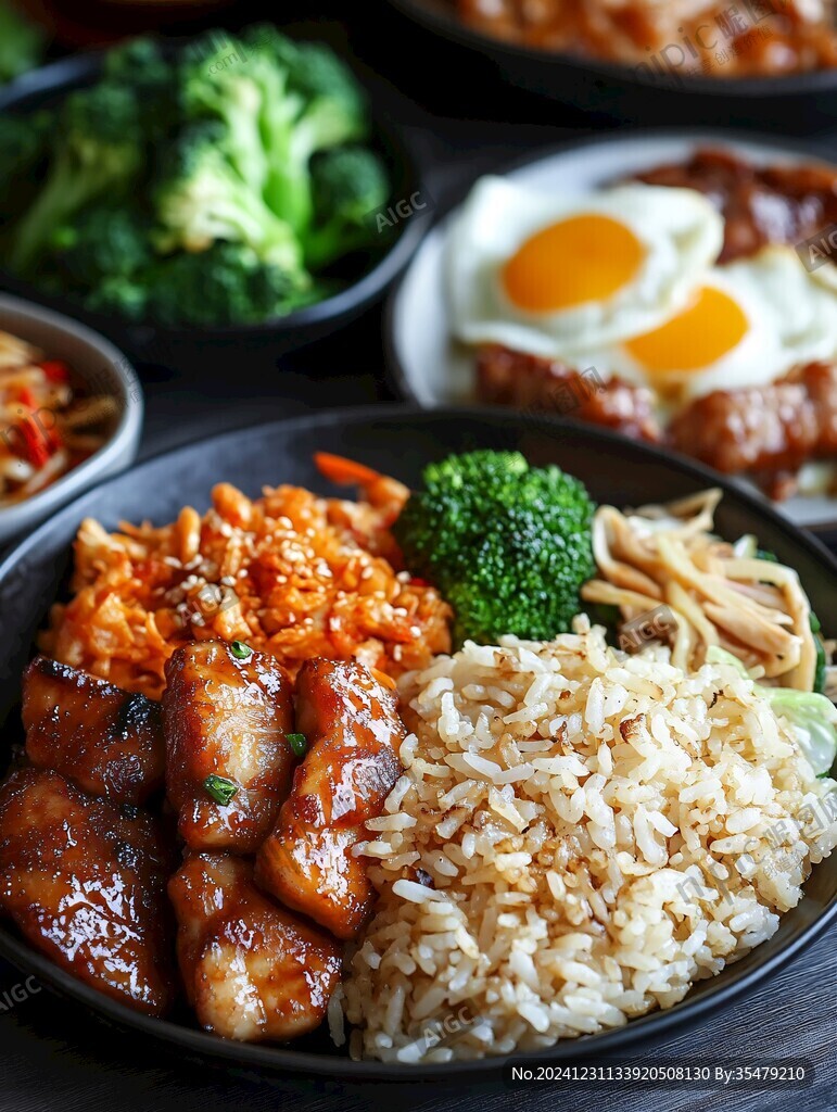 燒鹵拼飯