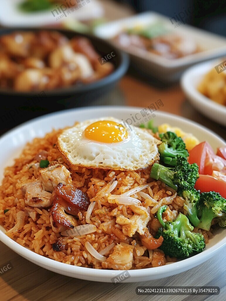 碟頭飯港式叉燒飯炒飯