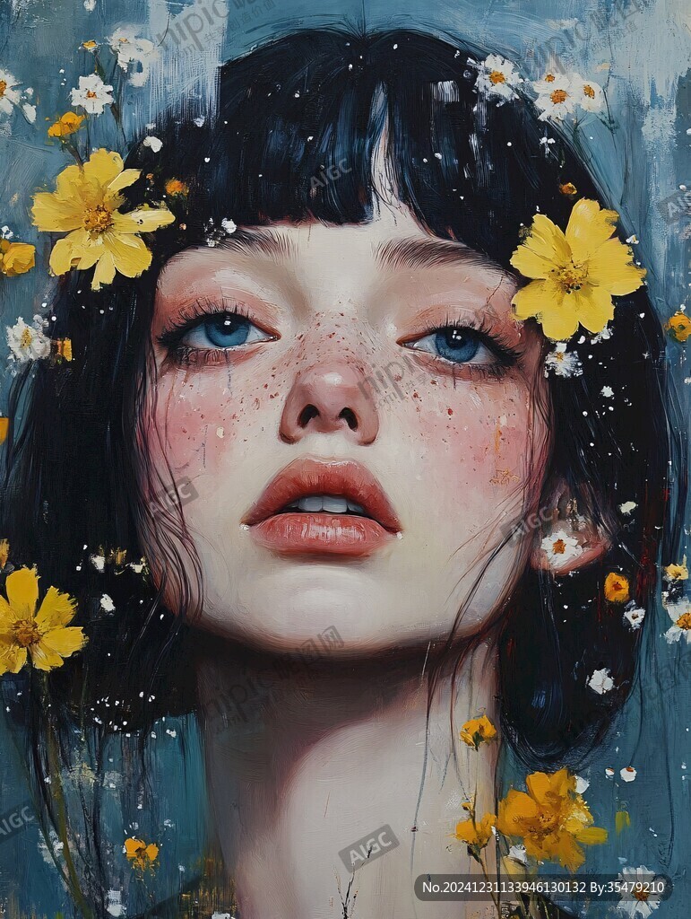 高級感女插畫