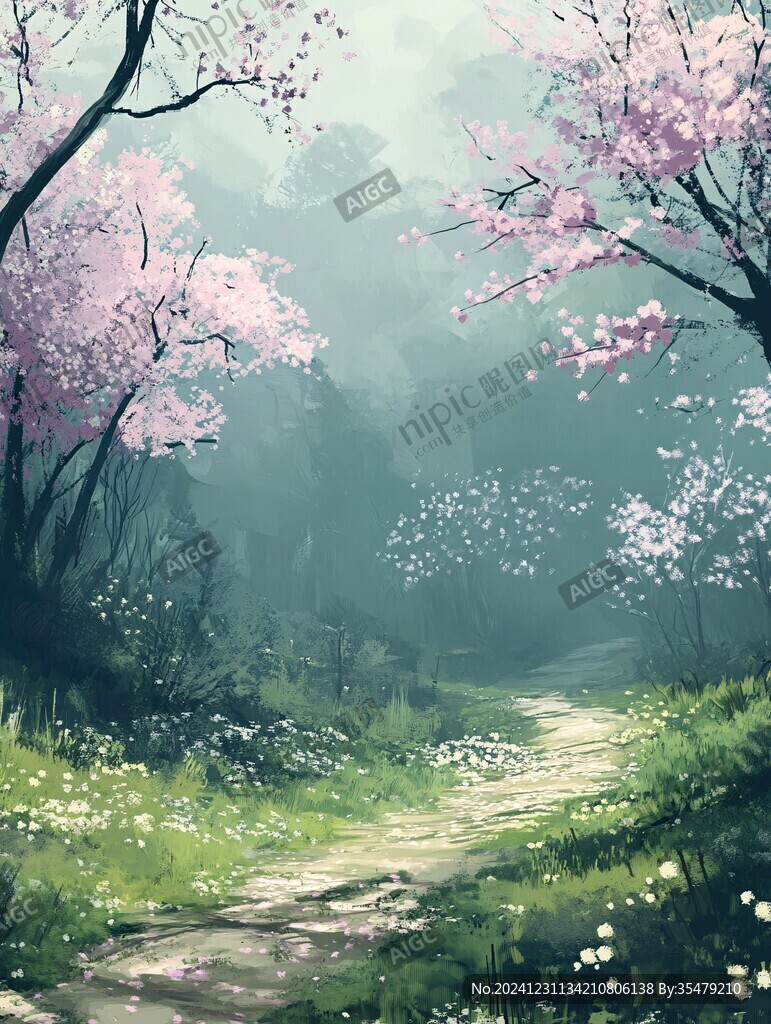 古風(fēng)場景春暖花開