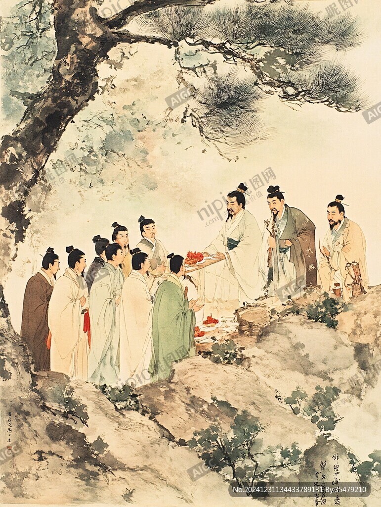 文王訪賢圖