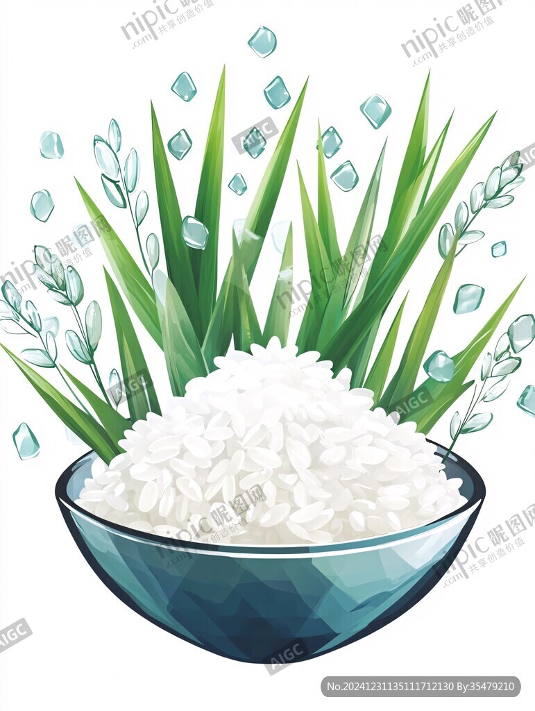 東北大米插畫(huà)