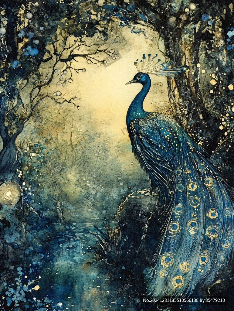 魔法森林插畫