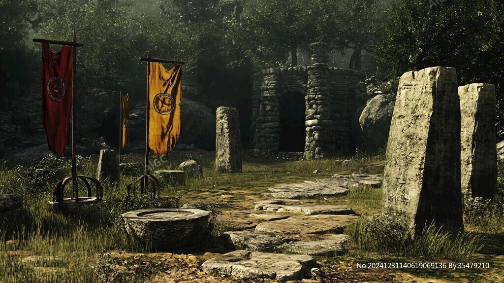 古代戰(zhàn)爭(zhēng)營(yíng)地