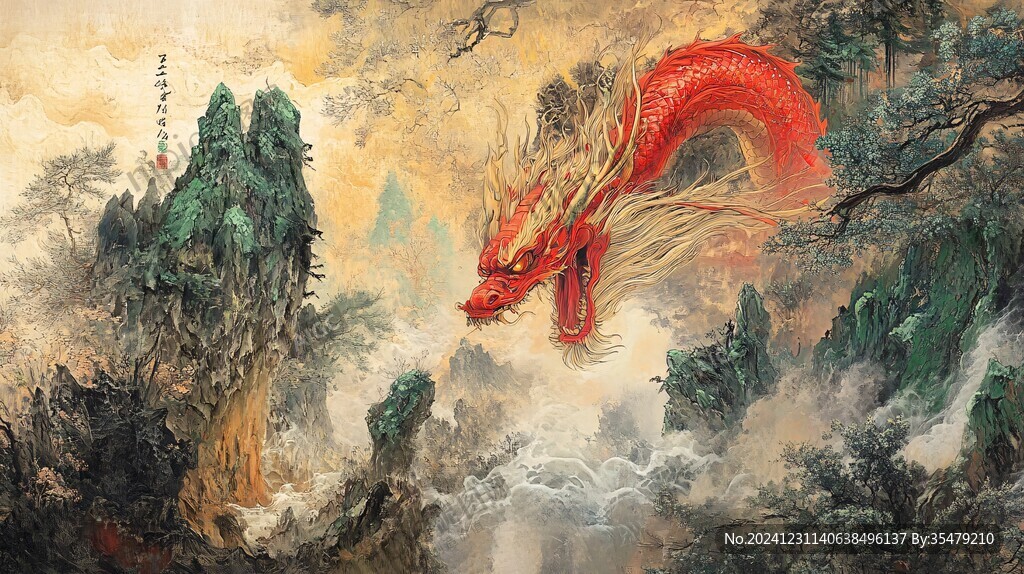 龍鳳呈祥圖