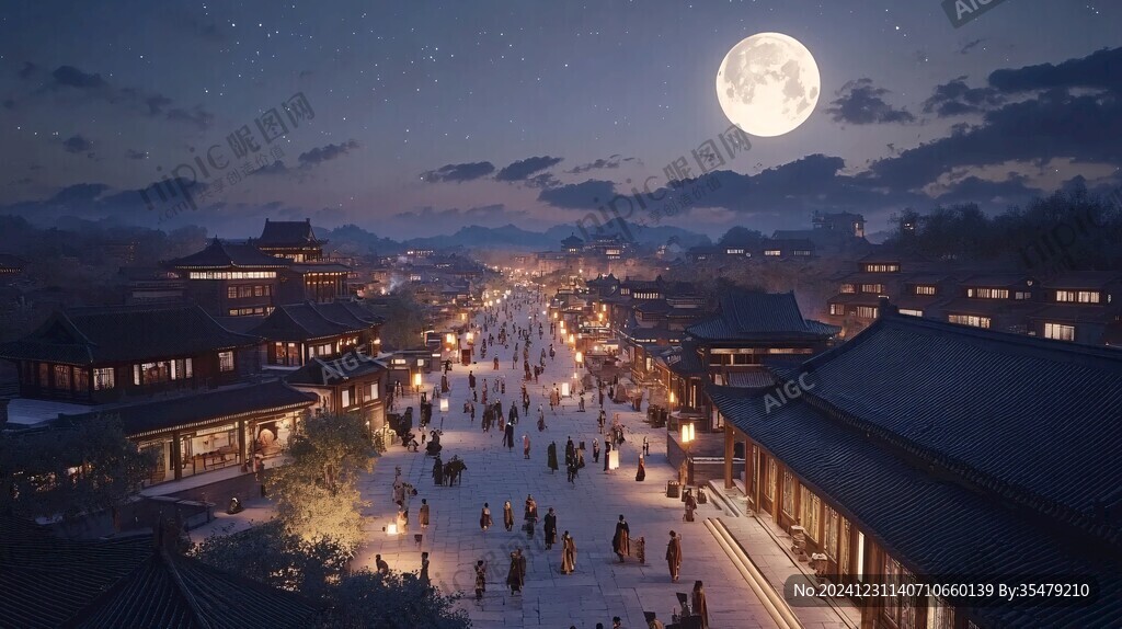 古代繁華夜市