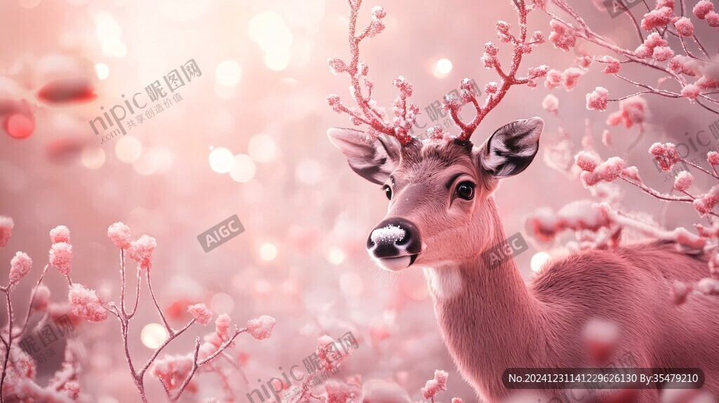 唯美梅花鹿
