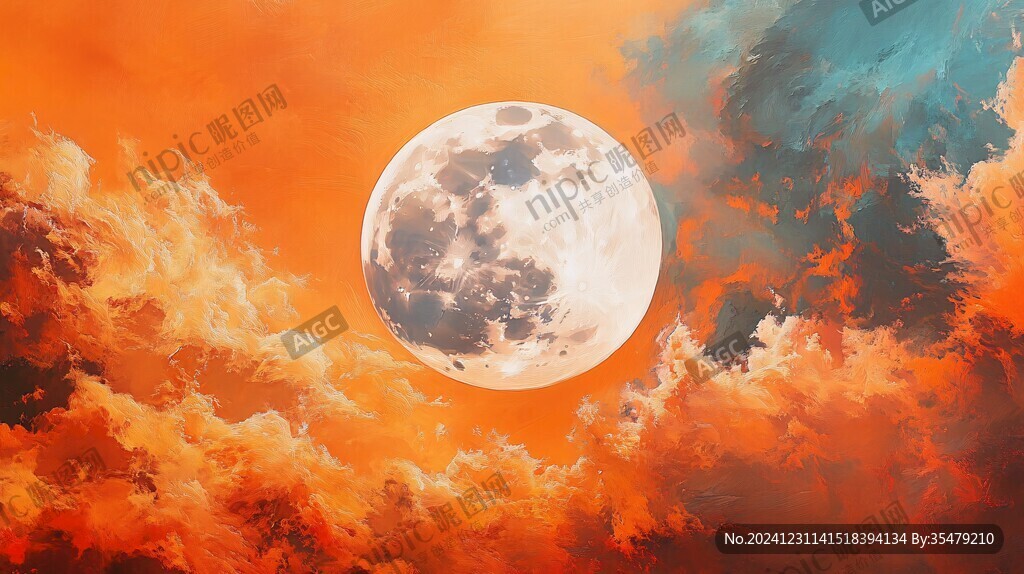 紅黃滿月