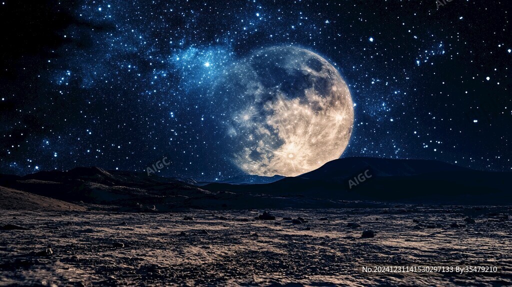 藍(lán)月夜夢(mèng)幻唯美奇幻