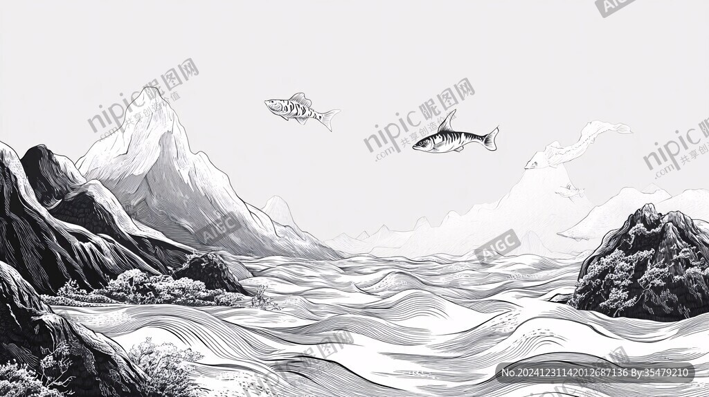 山海插畫