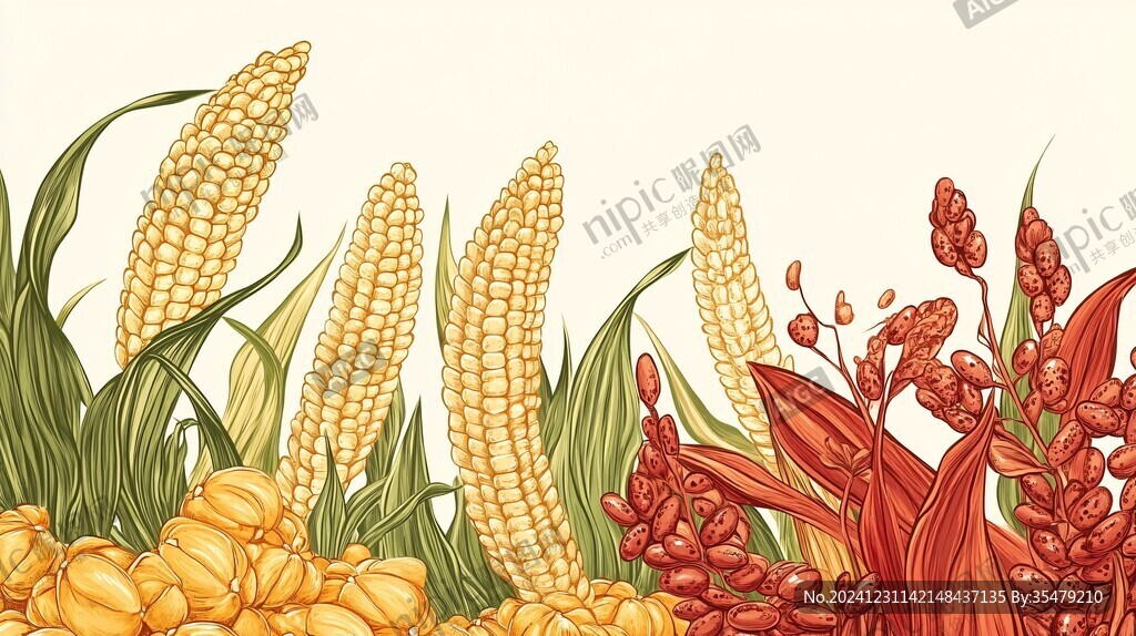 紅高粱插畫