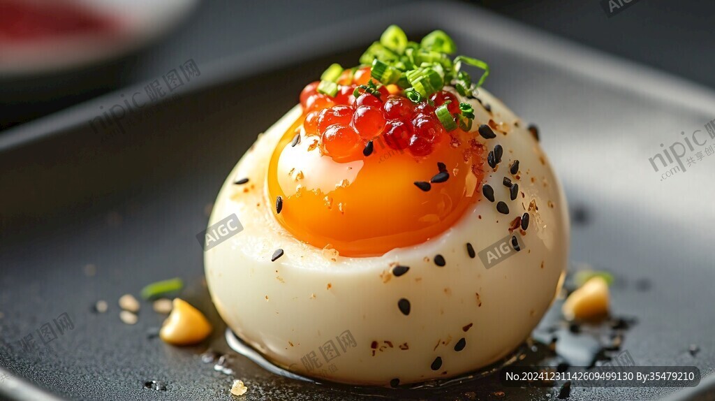魚籽醬溏心蛋