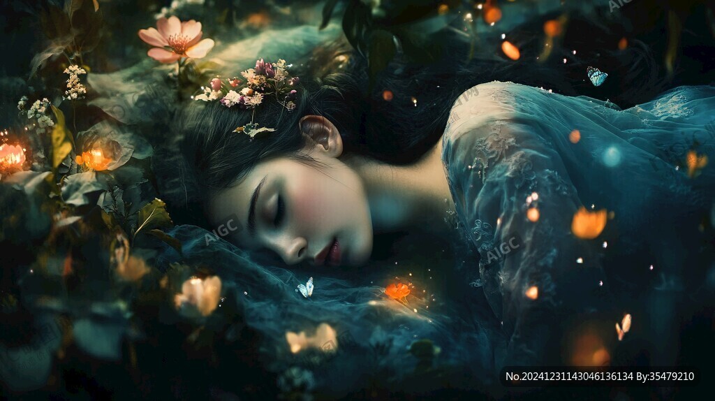 花中睡美人