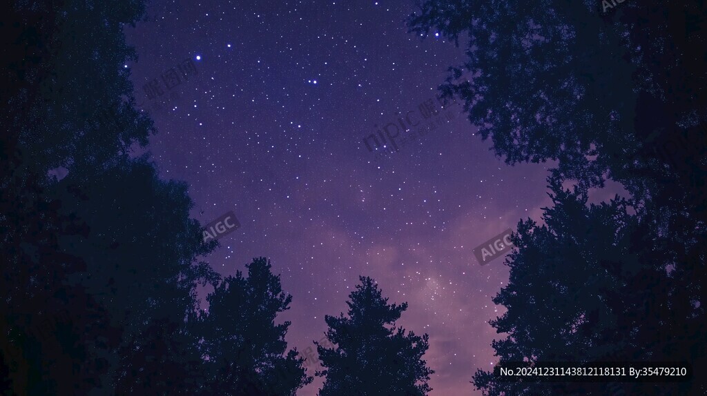 夜色森林景