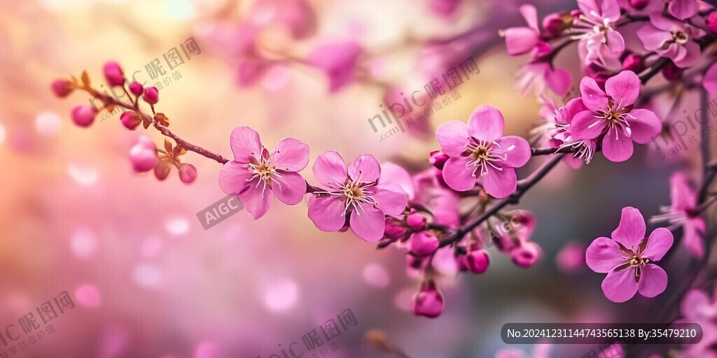唯美桃花高清壁紙