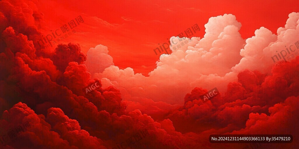 紅色云海