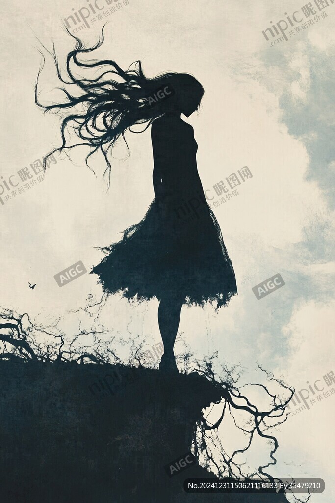 唯美人物剪影