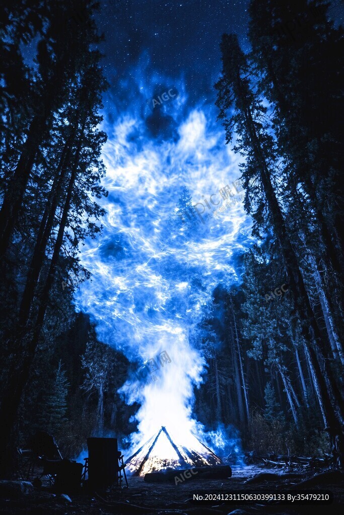 露營篝火探險
