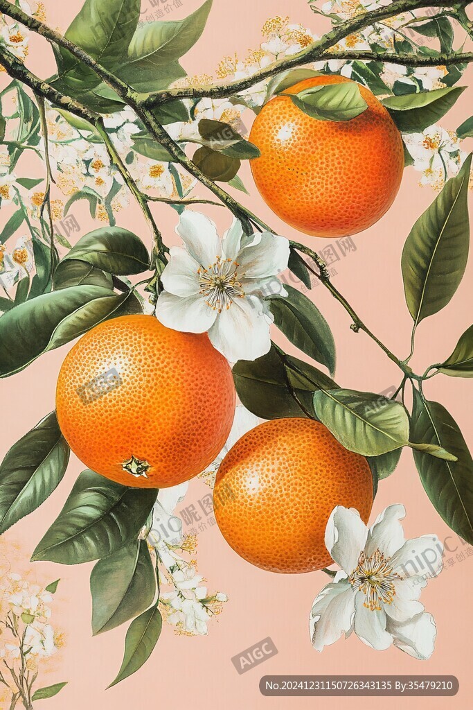 創意蜜橘圖