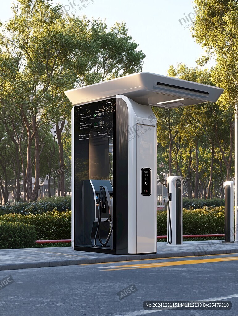 現(xiàn)代汽車充電樁充電站