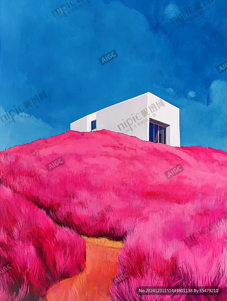 草原里的小紅屋