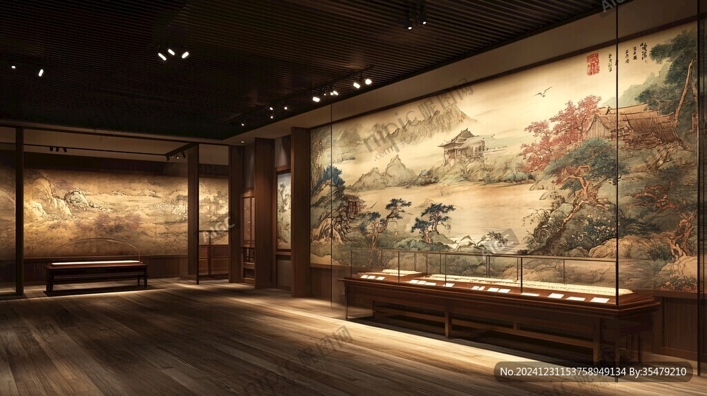 古代畫展廳