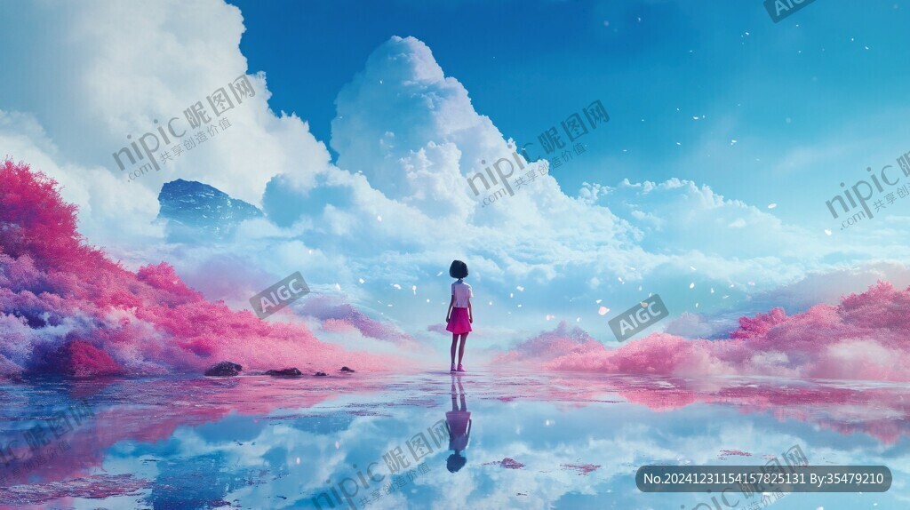 夢幻風景女孩
