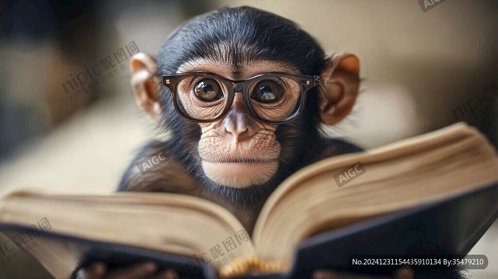 小動物讀書