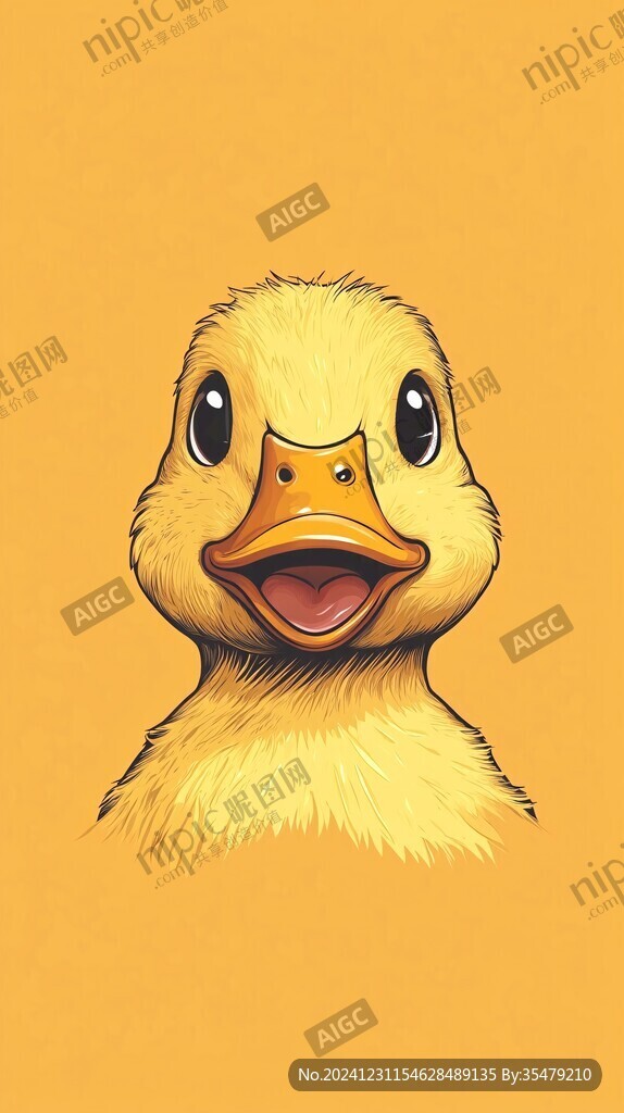 小黃鴨插畫