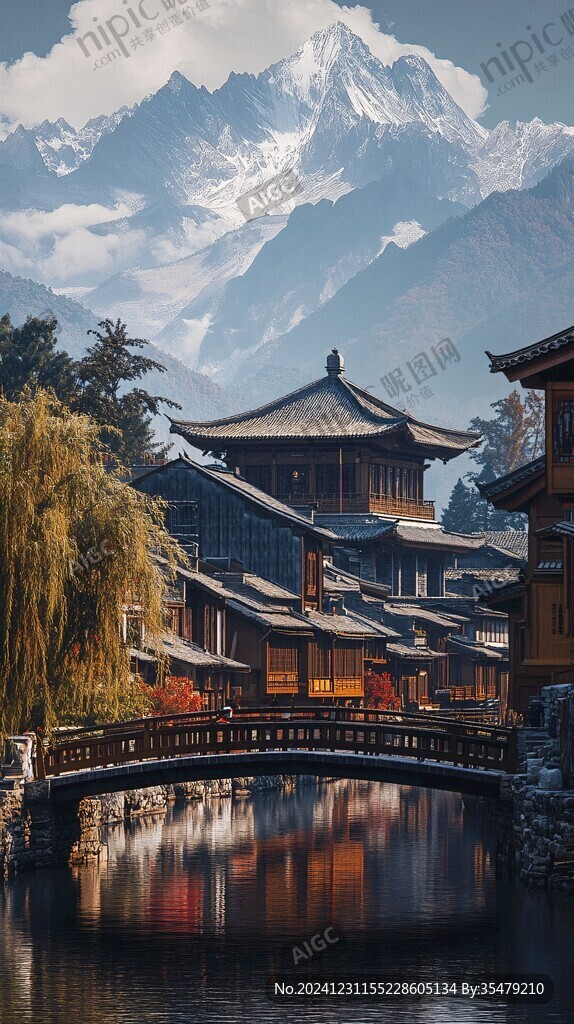 雪山古樓
