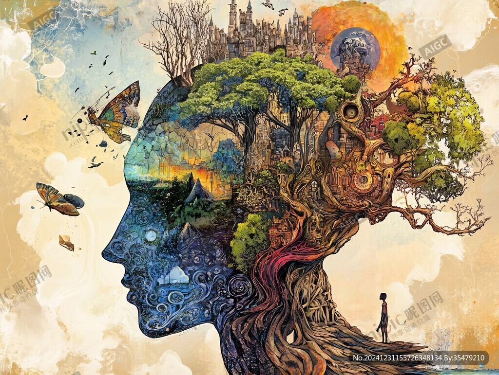 抽象思維圖片