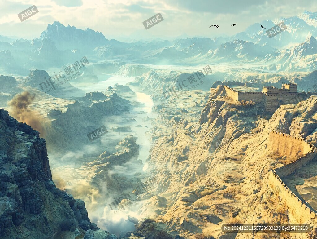 西部地區(qū)金色大氣背景
