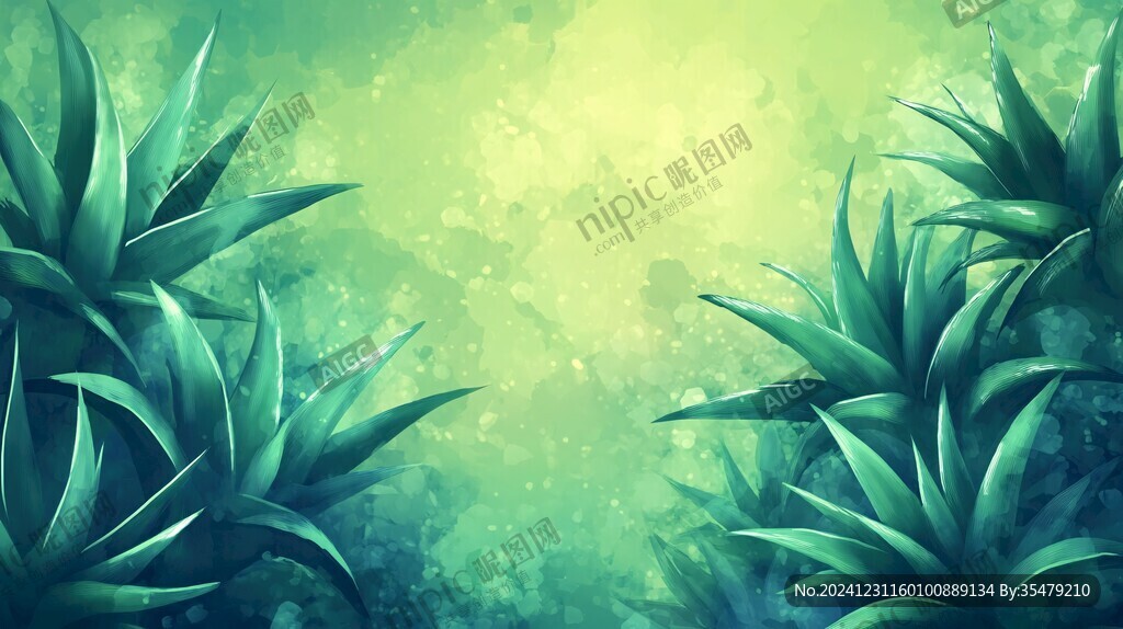 唯美竹葉背景