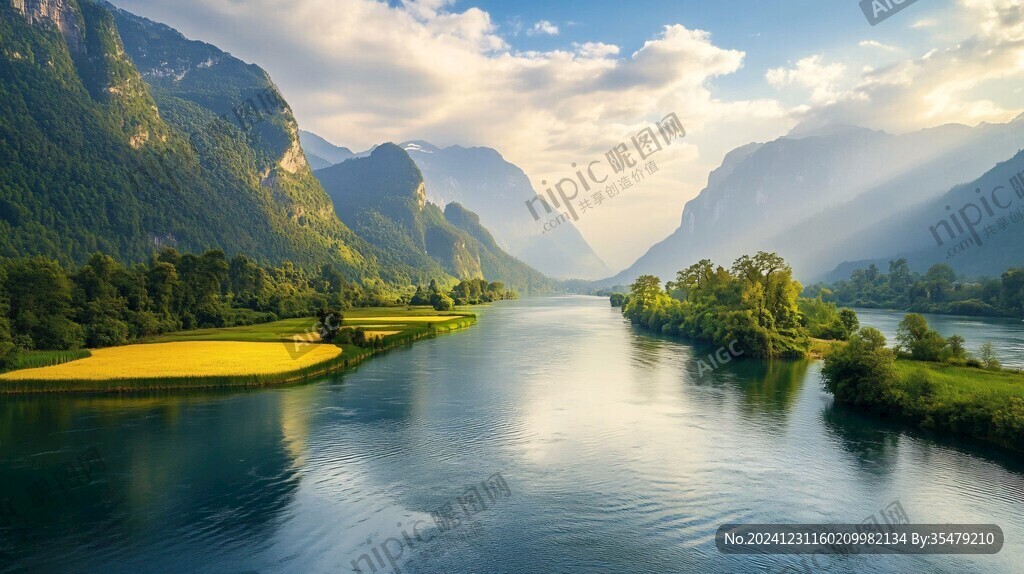 高清寬幅山水風光