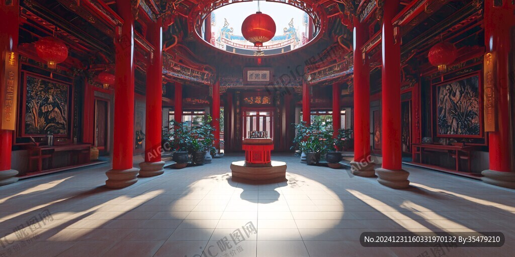 喜堂場景