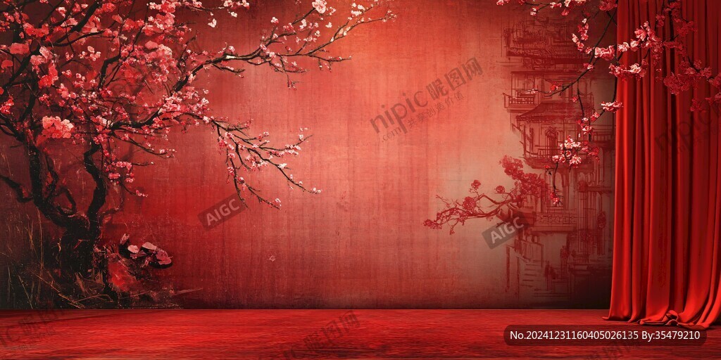 戲曲舞臺(tái)背景