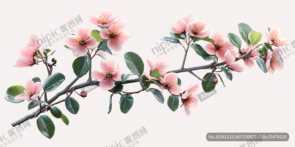 寫實桃花