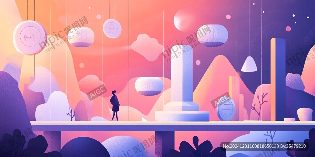 漸變插畫風(fēng)