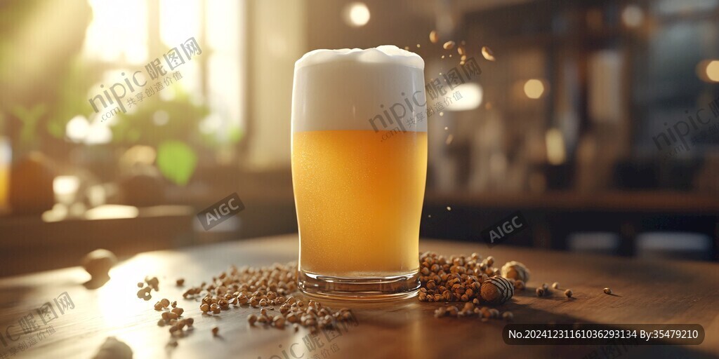 啤酒水花質(zhì)感特效