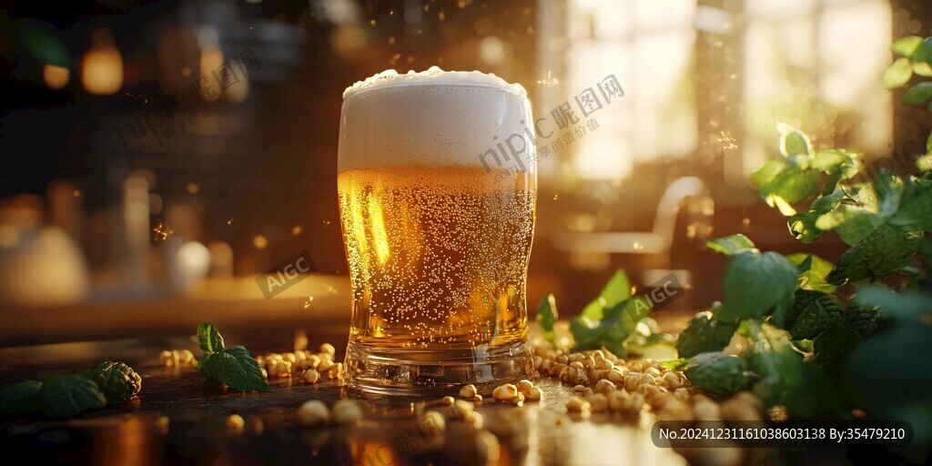 啤酒水花質(zhì)感特效