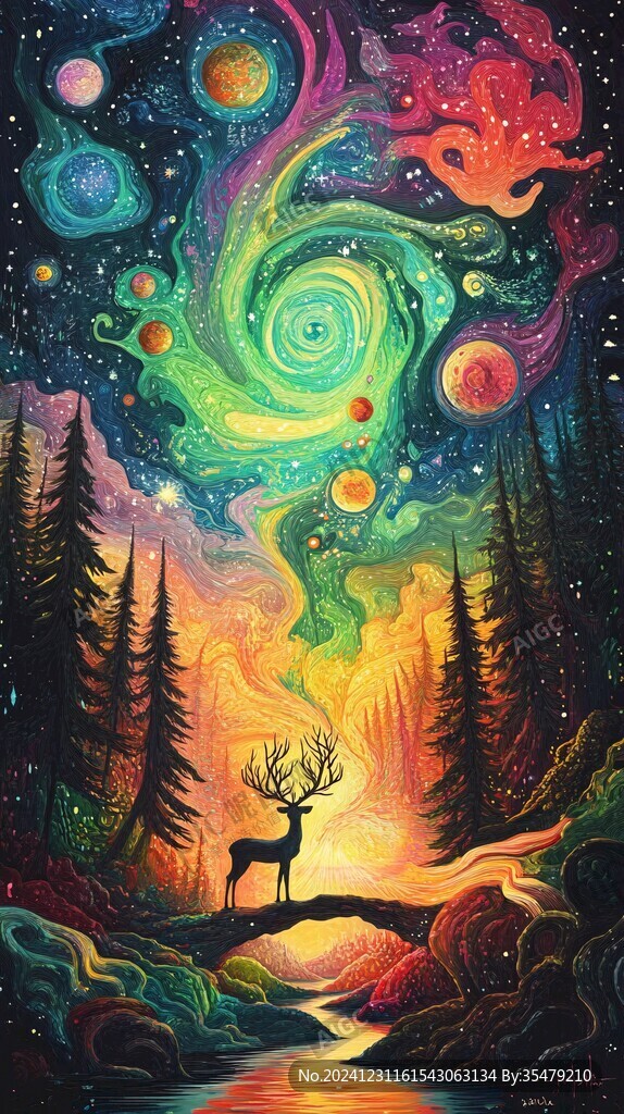 魔法森林插畫
