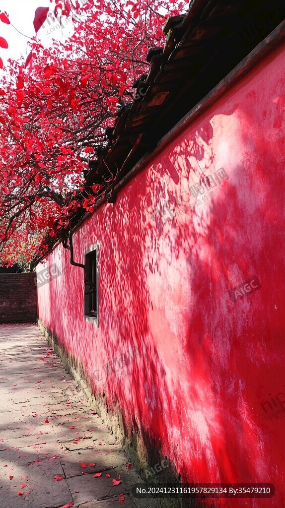 文殊院紅墻