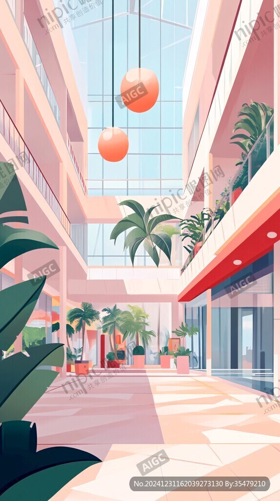 教學樓插畫