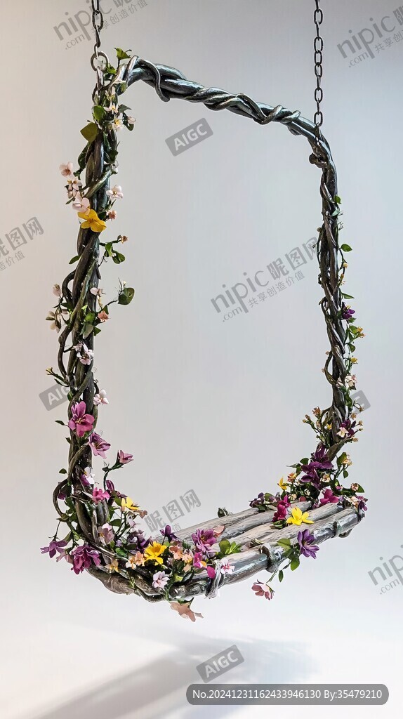 垂吊花藝
