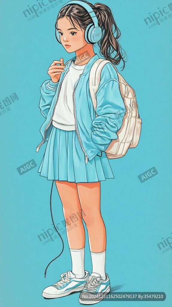 聽歌的少女