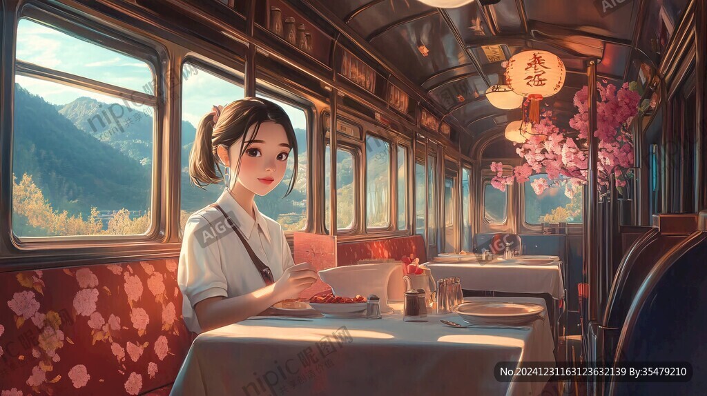 氛圍感插畫